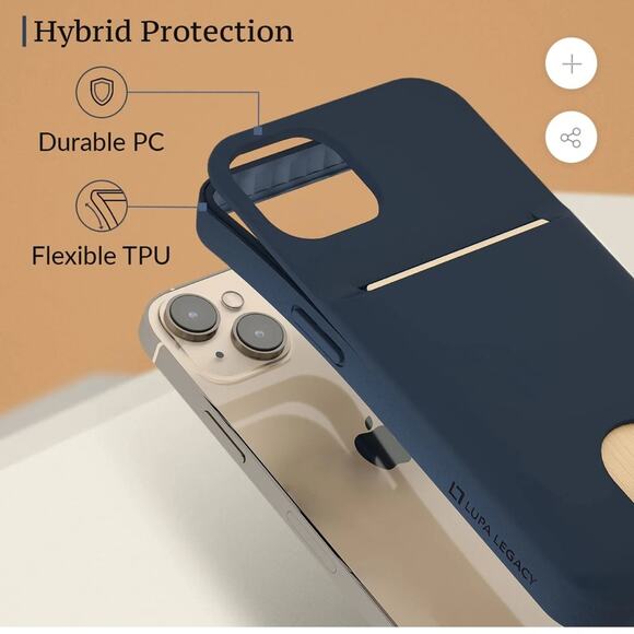 LUPA Legacy | iPhone 14 Pro Apogee Series Phone Case with Card Holder NWT - Picture 4 of 9